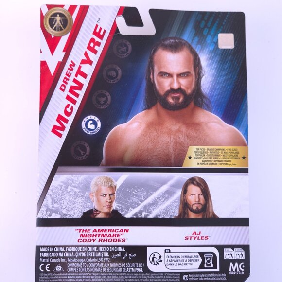 Drew McIntyre WWE Main Event 2024 Figure GFT58/JCV62 Brand New Near Mint - Picture 4 of 6